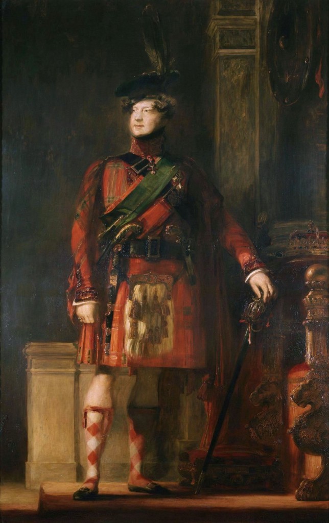 George_IV_in_kilt,_by_Wilkie